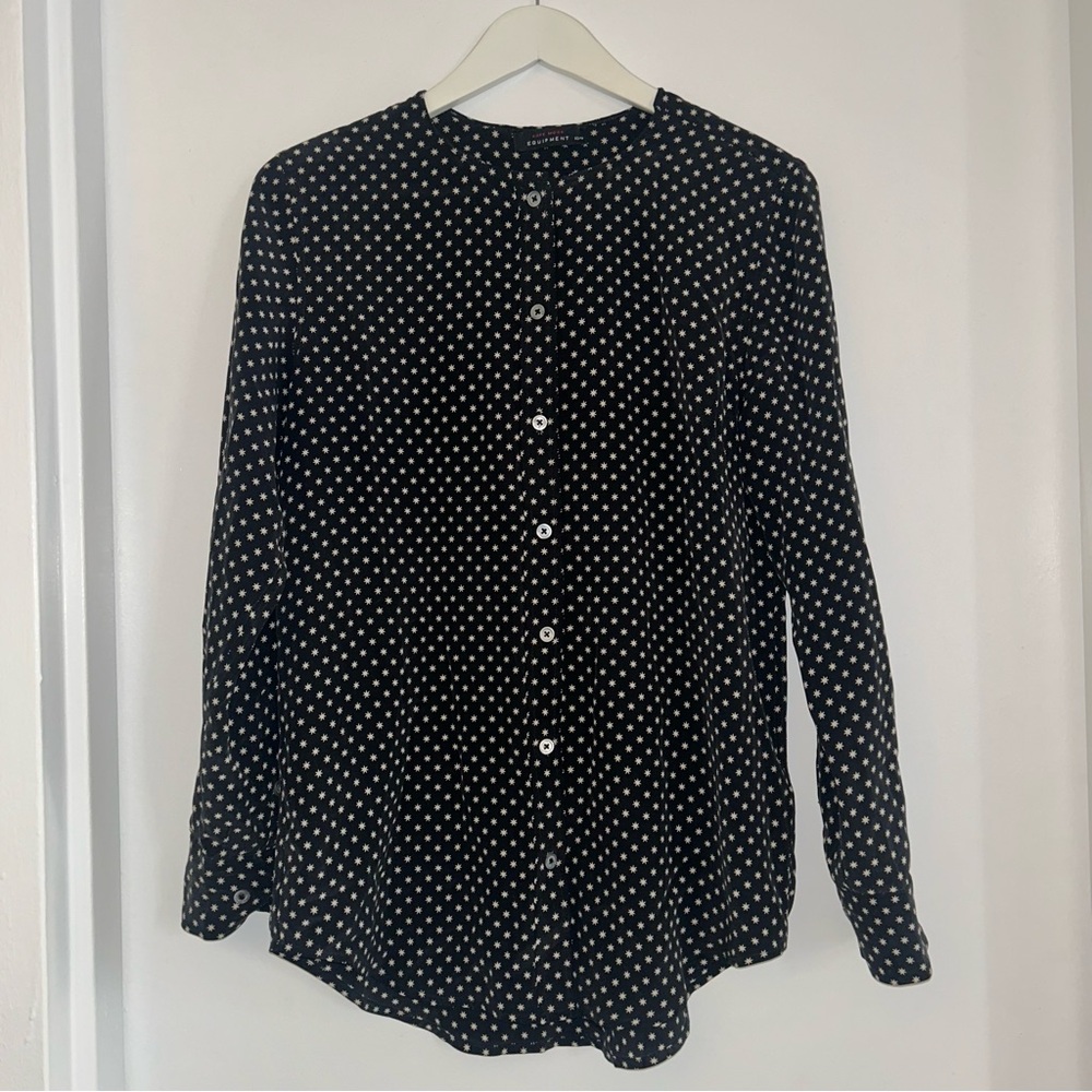 Equipment x Kate Moss 100% Silk Blouse